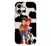 LA CASA DE LAS CARCASAS Custodia ufficiale Toy Story Disney Pixar, Woody, Buzz Lightyear, Jessie, Aliens, in silicone trasparente e resistente, sublimata, per Motorola Moto Edge 60 (Cow Love)