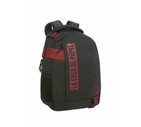 LA CASA DE PAPEL - Zaino Scuola Elementare, Media, Superiore - Daypack La Casa di Carta con Tasca Frontale - Ideale anche per Palestra e Tempo Libero - Spallacci e Schienale Imbottito, 44 x 33 x 21cm