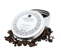 La Casa degli Incensi - Incenso in Grani alla Mirra Nera Puro e Naturale al 100% dalla Somalia, Origine Certificata, Qualità Selezionata, Confezione da 50g Ermetica in Alluminio