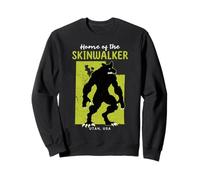 La casa degli Skinwalker Utah State American Cryptid Funny Felpa