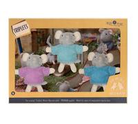 La casa dei topi - Peluche per topo Le terzine - l'originale della popolare gamma di libri per bambini - Misura 1/12 per casa delle bambole standard - contiene: 1 x topo di peluche da 12 cm - per