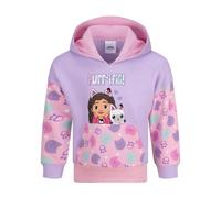 La casa delle Bambole di Gabby/Gabby's Dollhouse Felpa con Cappuccio per Bambini, 9-10 Anni: 140cm, Rosa