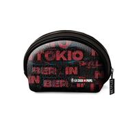 Money Heist La Casa di Carta Cities-Portamonete Ovale, Rosso, 11.5 x 9 cm