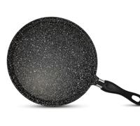 LA CASA DI EVA Testo Romagnolo o Piastra per Cottura Dietetica in Pressofusione Made in Italy 28 cm - Non Adatta ad Induzione ma Solo per Gas e Vetroceramica
