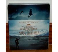 La Casa Di Miss Peregrine Per Bambini Peculiari Steelbook Blu-Ray 3D+2D Nuovo