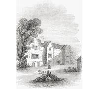 La casa di Samuel Richardson a Parson's Green vicino a Fulham London. Samuel Richardson 1689 1761. Scrittore e stampatore inglese. Dalla storia illustrata dell'Inghilterra di Cassell pubblicato nel
