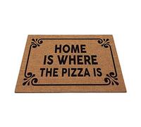 La Casa È Dove C'È La Pizza Tappeto Ingresso Casa Divertenti Tappetino Da Bagno Facile Da Pulire Zerbino Di Benvenuto Per Balcone Soggiorno Interno 40X60Cm