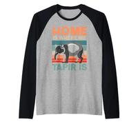 La casa è Dove Il Mio tapiro è guardiano degli Animali Selvatici Maglia con Maniche Raglan