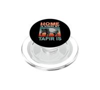 La casa è dove il mio tapiro è guardiano degli animali selvatici PopSockets PopGrip per MagSafe