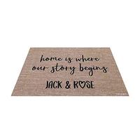 La Casa È Dove Inizia La Nostra Storia Tappetino Da Bagno Lavabile Tappetini Porta Dingresso Confortevole Tappeti D'Ingresso Per Terrazzo Camera Letto Soggiorno 40X60Cm