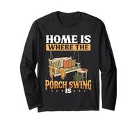 La casa è Dove l'altalena del Portico è Semplice sul Retro della Strada Maglia a Manica