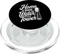 La casa è dove si trova la torre dell'acqua, souvenir di Gilbert, Arizona PopSockets PopGrip per MagSafe