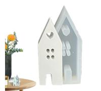 La casa modella le muffe del silicone, liberi facili antiaderenti | Silicone decorativo senza BPA per uso alimentare, per realizzare candele, sapone, colata in resina, forniture artigianali fai
