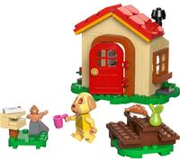 LEGO Animal Crossing La Casetta di Dora - Giocattolo con Minifigure, Pianoforte, Tavolo da Picnic, Accessori e Cibo - Regalo per Gamer, Bambine, Bambini e Fan da 6 Anni in su - 77058
