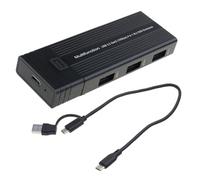 La cassa di alluminio di USB C 3,2 della scatola di recinzione del disco solido di velocità veloce sostiene la dimensione 2242/2260/2280