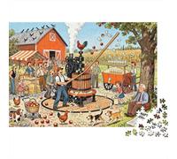 La catastrofe della Apple Cider Press Puzzle in Legno Impermeabile Puzzles Da 1000 Pezzi Regali Per Adulti Colorati Per Decorazioni Domestiche