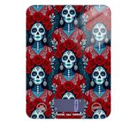 La Catrina Dia De Los Muertos - Bilancia digitale da cucina per alimenti, impermeabile, 5 kg/5 g (scenario), bilancia digitale con 4 unità per cuocere pesate para alimentos