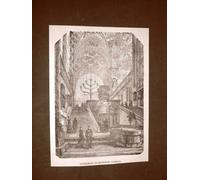 La Cattedrale di Braunschweig o Brunswiek nel 1866 Germania