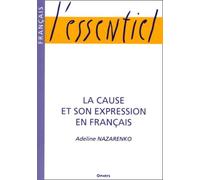 La cause et son expression en français