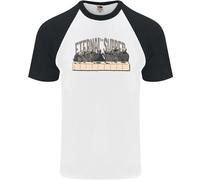 La Cena Eterna Ultima Parodia Atei Teschi Maglietta S/S Da Baseball Per Uomo