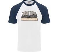 La Cena Eterna Ultima Parodia Atei Teschi Maglietta S/S Da Baseball Per Uomo