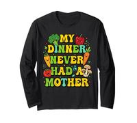 La Cena vegetariana Non ha mai Avuto Una Madre Piante vegane Verdure Maglia a Manica