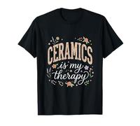 La Ceramica è la mia Terapia Floral Boho Maglietta