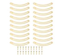 LA CERNIERA DEL COPERCHIO RETRO IN METALLO SUPPORTA LE SCATOLE DEI GIOCATTOLI ELEGANTEMENTE PER I MOBILI DELL'ARMADIO (Colore ottone)