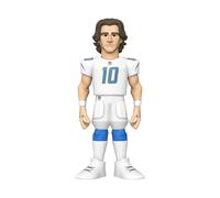 LA Chargers NFL Funko Gold Figura In Vinile Da 5 Pollici | Justin Herbert CHASE