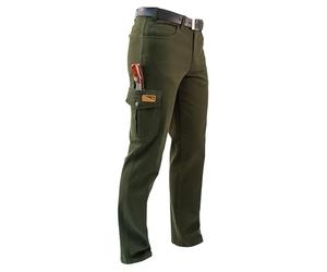 La Chasse Oefele - Pantaloni da caccia Monza, robusti pantaloni da lavoro da uomo, elasticizzati, resistenti allo sporco e all'acqua, pantaloni tattici per attività all'aria aperta, per trekking e