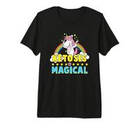 La chetosi è Una cheto Magica con l'unicorno chetogenico Maglietta Premium