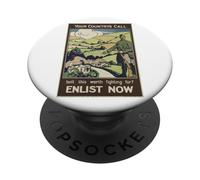 La chiamata del tuo paese - Poster dell'esercito britannico 1915 PopSockets PopGrip Adesivo