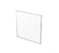 La chiara scatola di esposizione acrilica progettata per i libri dei registri del vinile e le merci di carta che forniscono la conservazione visiva ed efficiente della parete dello spazio