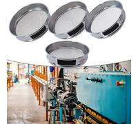 La chiave dell'efficienza: uno strumento robusto per reti metalliche cromate da 20 cm per tecniche di campionamento accurate (70 maglie)