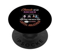 La chimica è come cucinare, non puoi leccare il cucchiaio PopSockets PopGrip Adesivo