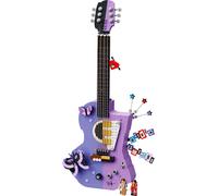 LEGO Editions La Chitarra Bicolore di Olivia Rodrigo - Kit di Modellismo 3D con 2 Minifigure, Stelle e Farfalle - Decorazione da Cameretta - Regalo Musicale per Ragazze e Fan da 14 Anni in su - 43031
