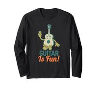 La Chitarra è Divertente! Maglia a Manica