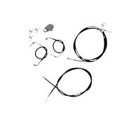 LA Choppers LA-8157KT-08B Kit Cavi/Freni - Mini Ape Hangers - Vinile Nero