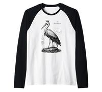 La Cicogna Vigile di Halphas Maglia con Maniche Raglan
