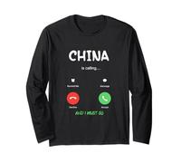 La Cina Chiama e Devo Andare in Viaggio Maglia a Manica