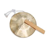 La Cina colpisce lo strumento di bronzo, Gong a mano in rame, piccolo gong fatto a mano, strumento musicale a percussione tradizionale(Midrange)
