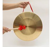 La Cina colpisce lo strumento di bronzo, Gong autentico Mini gong Piccolo gong gong da tavolo(15cm)