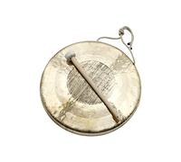 La Cina colpisce lo strumento di bronzo, Gong cinesi di grandi dimensioni fatti a mano, percussioni musicali tradizionali(36CM)