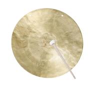 La Cina colpisce lo strumento di bronzo, Gong del vento include martello for gong imbottito e corda for appenderlo/Autentico gong del vento cinese/Bellissimo lavaggio/Calmante(20cm)