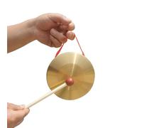 La Cina colpisce lo strumento di bronzo, Strumento gong tradizionale cinese, strumento a percussione in ottone gong(15cm)