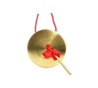 La Cina colpisce lo strumento di bronzo, Strumento gong tradizionale cinese, strumento a percussione in ottone gong(22cm)