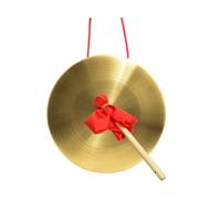 La Cina colpisce lo strumento di bronzo, Strumento gong tradizionale cinese, strumento a percussione in ottone gong(36cm)