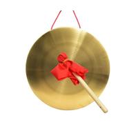 La Cina colpisce lo strumento di bronzo, Strumento gong tradizionale cinese, strumento a percussione in ottone gong(42cm)