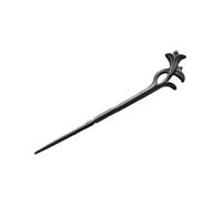La Cina ha urtato Forcina for capelli in legno di sandalo nero Accessorio for capelli in stile antico Forcina semplice e lussuosa