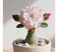 La cipolla perenne è resistente all'inverno,Misteriosa lampadina magica, 2 anni di piantagione invernale,Cipolle resistenti all'inverno, cipolle Mix-4 tuberi rosa del deserto tubero-F